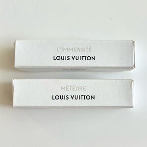 BNIB Louis Vuitton Météore & L’Immensité Eu De Parfum Sample Set Of 2